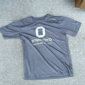 Grey project zero tee shirt